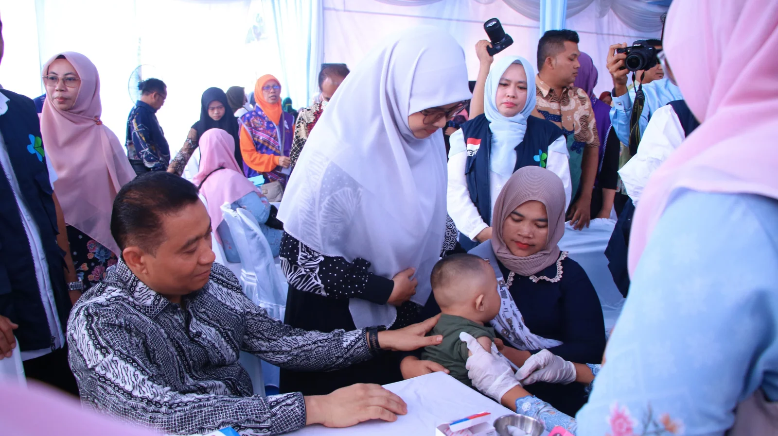 10 Hari Bulan Imunisasi Kejar 2026, Jangkauan Intervensi Zero Dose Pekanbaru Tertinggi di Provinsi Riau