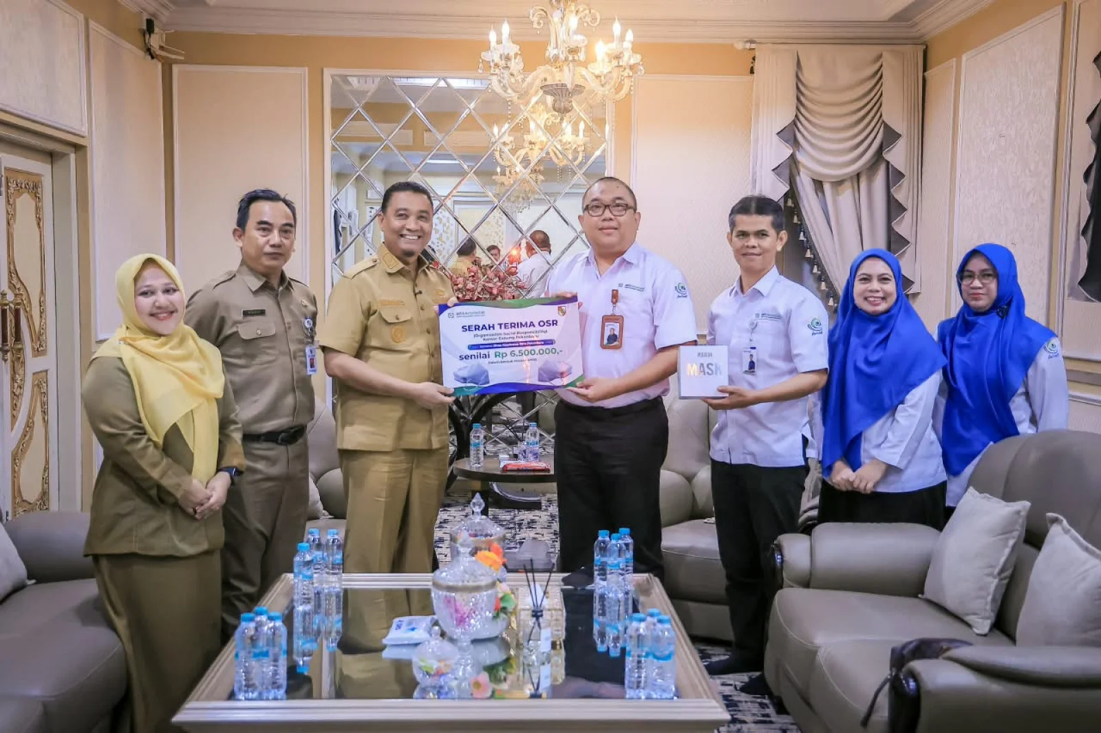 Wawako Terima 6.000 Masker dari BPJS Kesehatan, Warga Bisa Mendapatkannya Gratis