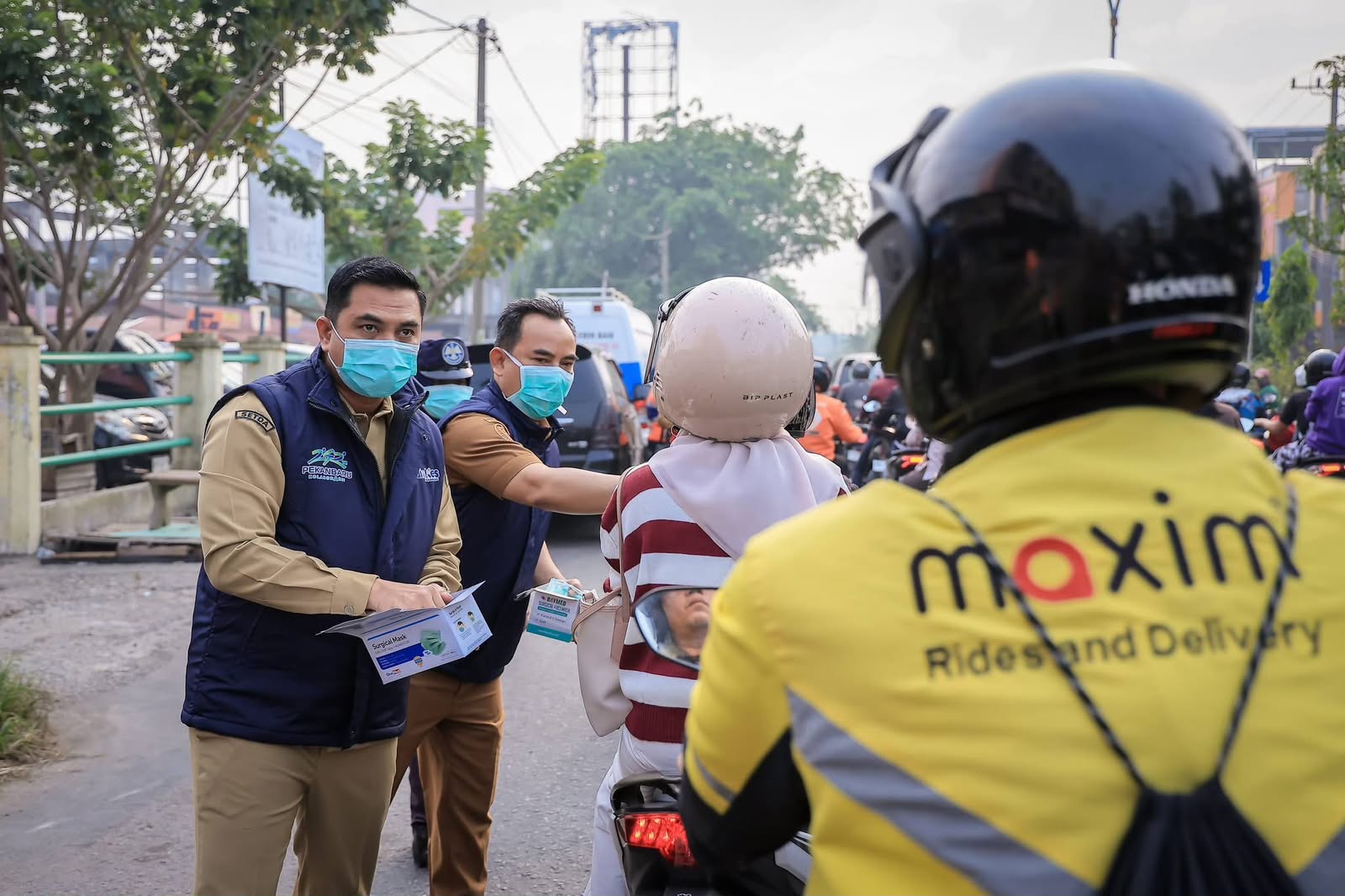 Dinkes Kota Pekanbaru Memastikan Pasokan Masker Mencukupi