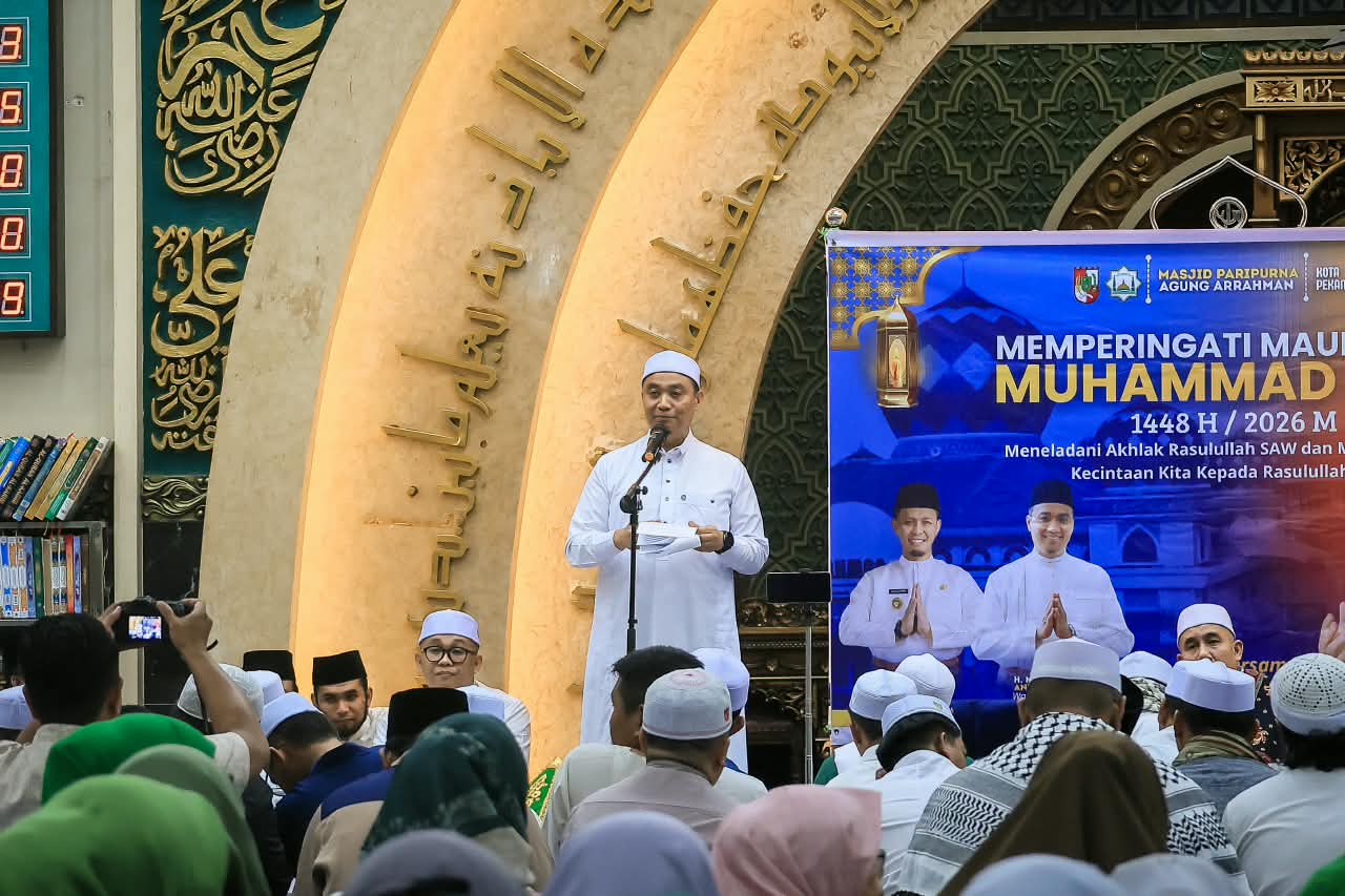 Wawako Hadiri Peringatan Maulid Nabi Muhammad SAW di Masjid Ar Rahman